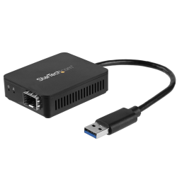 StarTech.com USB 3.0 to Fiber Optic Converter - Compact USB to Open SFP Adapter - USB to Gigabit Network Adapter - USB 3.0 Fiber