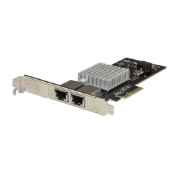 StarTech.com Dual Port 10G PCIe Network Adapter Card - Intel-X550AT 10GBASE-T & NBASE-T PCI Express Network Interface Adapter 10