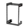 StarTech.com 15U 19" Wall Mount Network Rack - 12" Deep 2 Post Open Frame Server Room Rack for Data/AV/IT/Computer Equipment/Pat