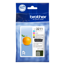 Brother LC3211VALDR ink cartridge 4 pc(s) Original Black, Cyan, Magenta, Yellow
