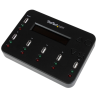 StarTech.com Standalone 1 to 5 USB Thumb Drive Duplicator and Eraser, Multiple USB Flash Drive Copier, System and File and Whole
