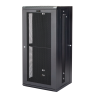 StarTech.com 4-Post 26U Wall Mount Network Cabinet with 1U Shelf, 19" Hinged Wall-Mounted Server Rack for Data / AV / Electronic