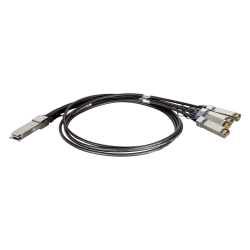 D-Link QSFP+ / 4xSFP+, 1m InfiniBand/fibre optic cable QSFP+ 4 x SFP+ Black