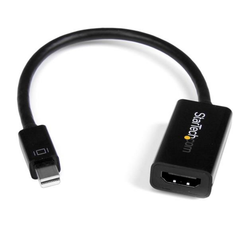 StarTech.com Mini DisplayPort to HDMI Adapter - Active mDP to HDMI Video Converter - 4K 30Hz - Mini DP or Thunderbolt 1/2 Mac/PC