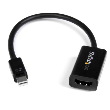 StarTech.com Mini DisplayPort to HDMI Adapter - Active mDP to HDMI Video Converter - 4K 30Hz - Mini DP or Thunderbolt 1/2 Mac/PC