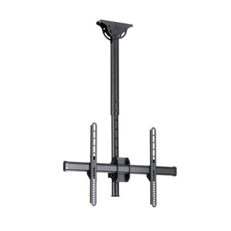 StarTech.com TV Ceiling Mount - Full-Motion Universal Hanging Single Screen Mount with Adjustable Telescopic Short Pole - Tilt /