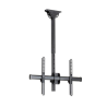 StarTech.com TV Ceiling Mount - Full-Motion Universal Hanging Single Screen Mount with Adjustable Telescopic Short Pole - Tilt /