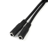 StarTech.com Headset adapter for headsets with separate headphone / microphone plugs - 3.5mm 4 position to 2x 3 position 3.5mm M