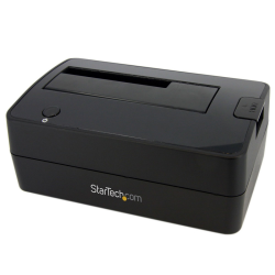 StarTech.com Single Bay USB 3.0 to SATA Hard Drive Docking Station, USB 3.0 (5 Gbps) Hard Drive Dock, External 2.5/3.5" SATA I/I