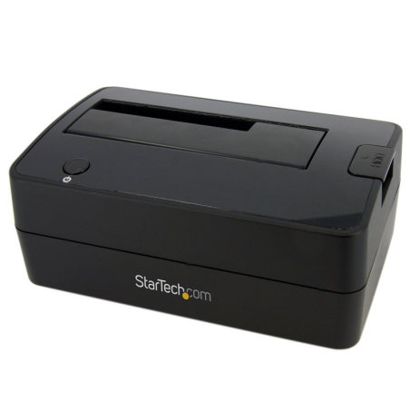 StarTech.com Single Bay USB 3.0 to SATA Hard Drive Docking Station, USB 3.0 (5 Gbps) Hard Drive Dock, External 2.5/3.5" SATA I/I