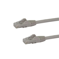 StarTech.com 7m CAT6 Ethernet Cable - Grey CAT 6 Gigabit Ethernet Wire -650MHz 100W PoE RJ45 UTP Network/Patch Cord Snagless w/S