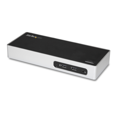 StarTech.com USB 3.0 Docking Station - Dual Monitor Laptop Docking Station with HDMI & DVI/VGA Video - 6-port USB 3.1 Gen 1 5Gbp